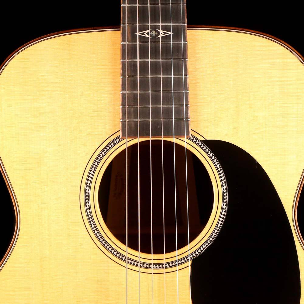 Martin Custom Shop M-36 Acoustic Asian Ebony and Flamed Koa — 7