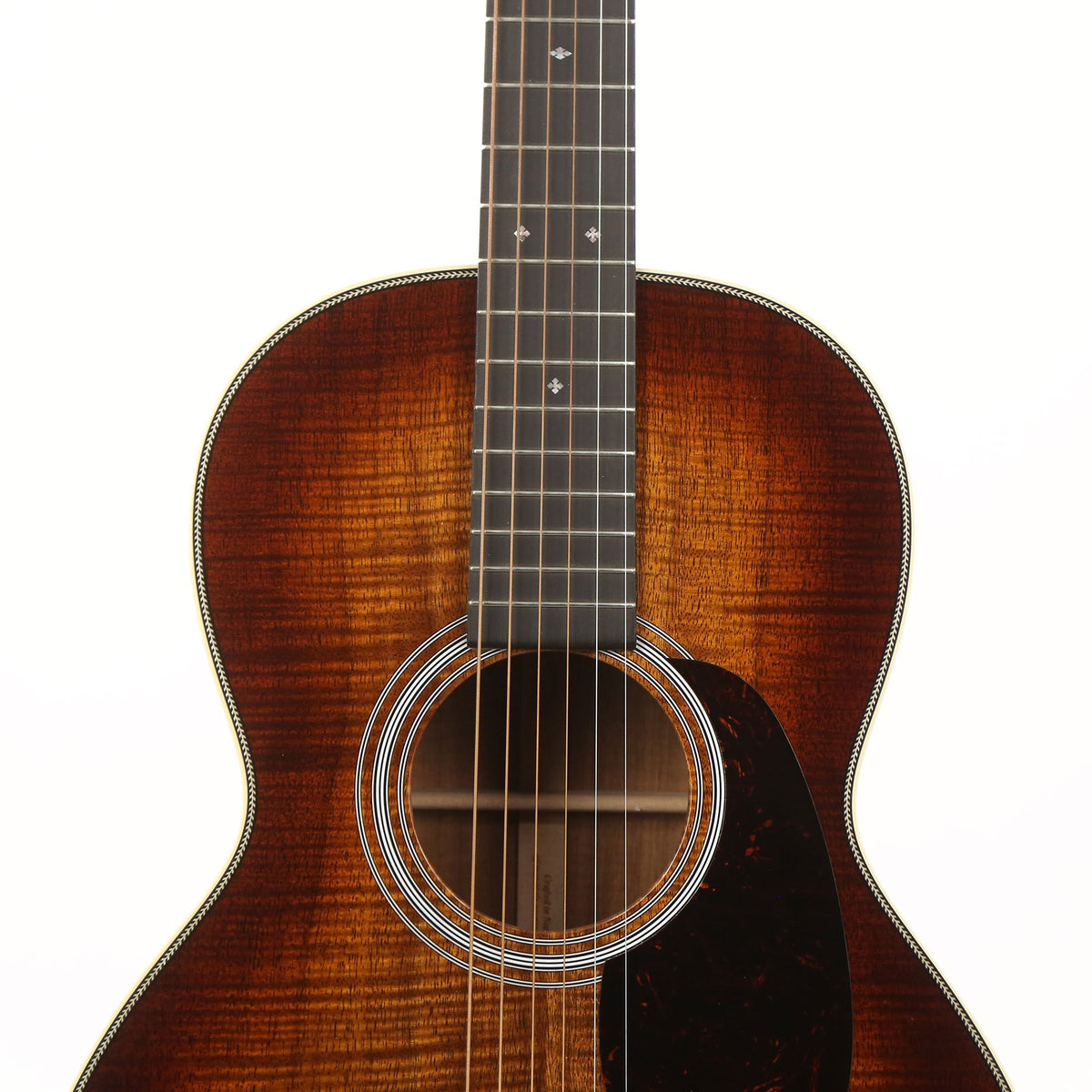 Martin Custom Shop 00-12 Fret 28 Style Premium Flamed Koa Acoustic — 7