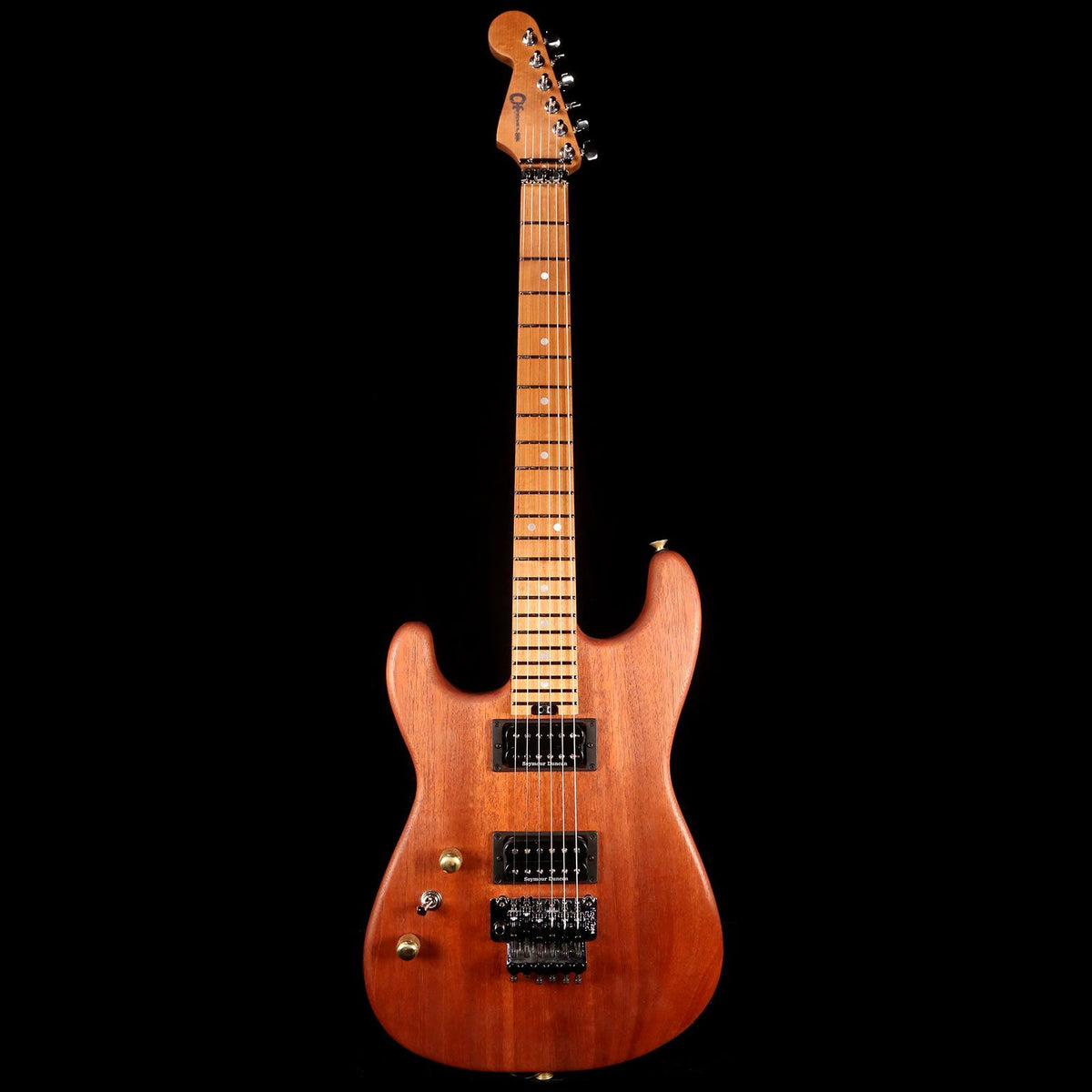 Charvel Custom Shop San Dimas Roasted Mahogany Left-Handed Natural — 2