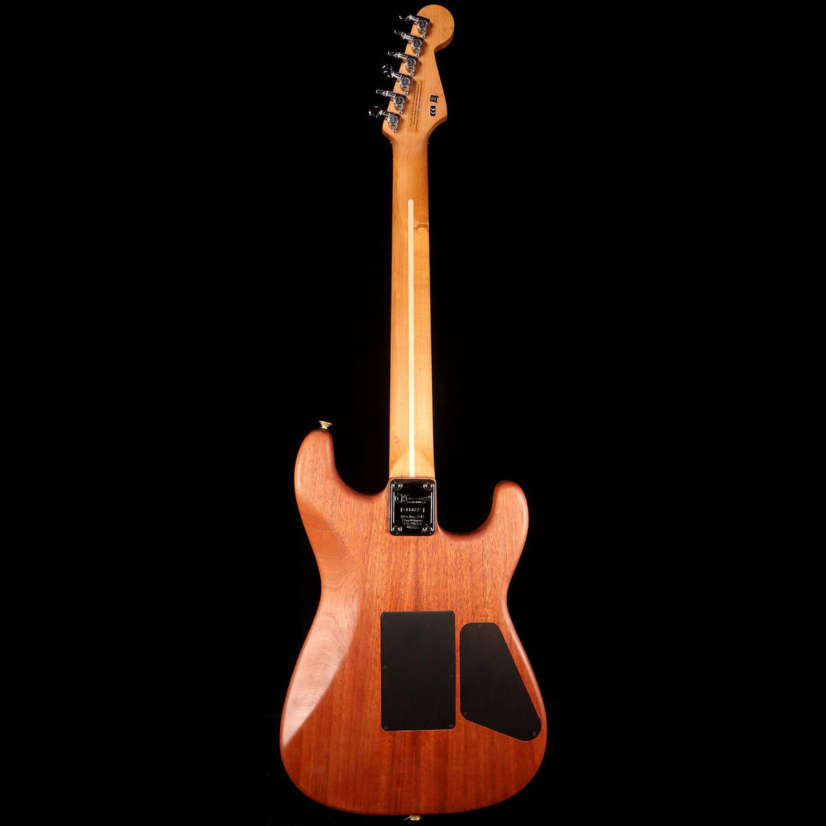 Charvel Custom Shop San Dimas Roasted Mahogany Left-Handed Natural — 3