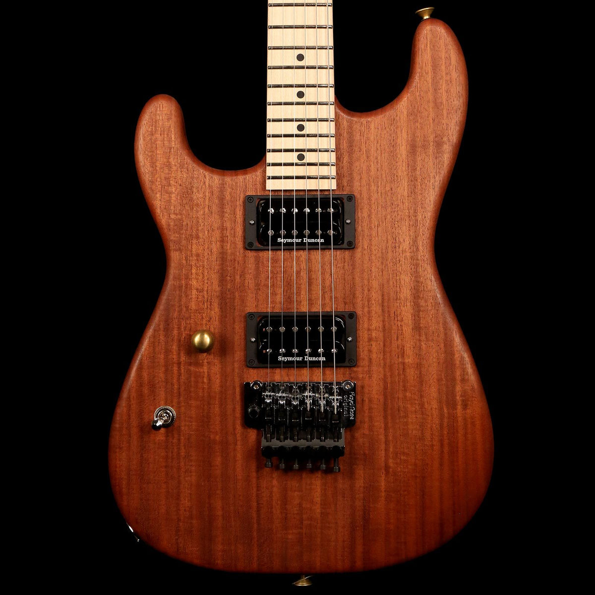 Charvel Custom Shop Cooked Mahogany San Dimas Natural Oil Left-Handed — 1