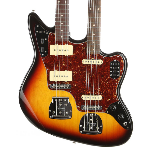 Fender Custom Shop Doubleneck Jazzmaster and Bass VI Masterbuilt Dennis Galuszka 3-Tone Sunburst