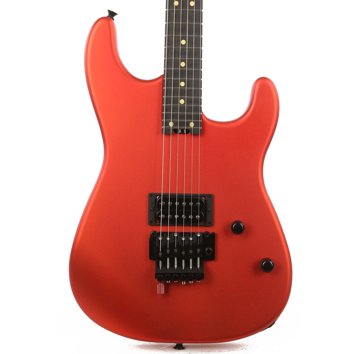 Charvel Custom Shop FU-Tone Loaded San Dimas Satin Frost Tangerine Music Zoo Exclusive — 1