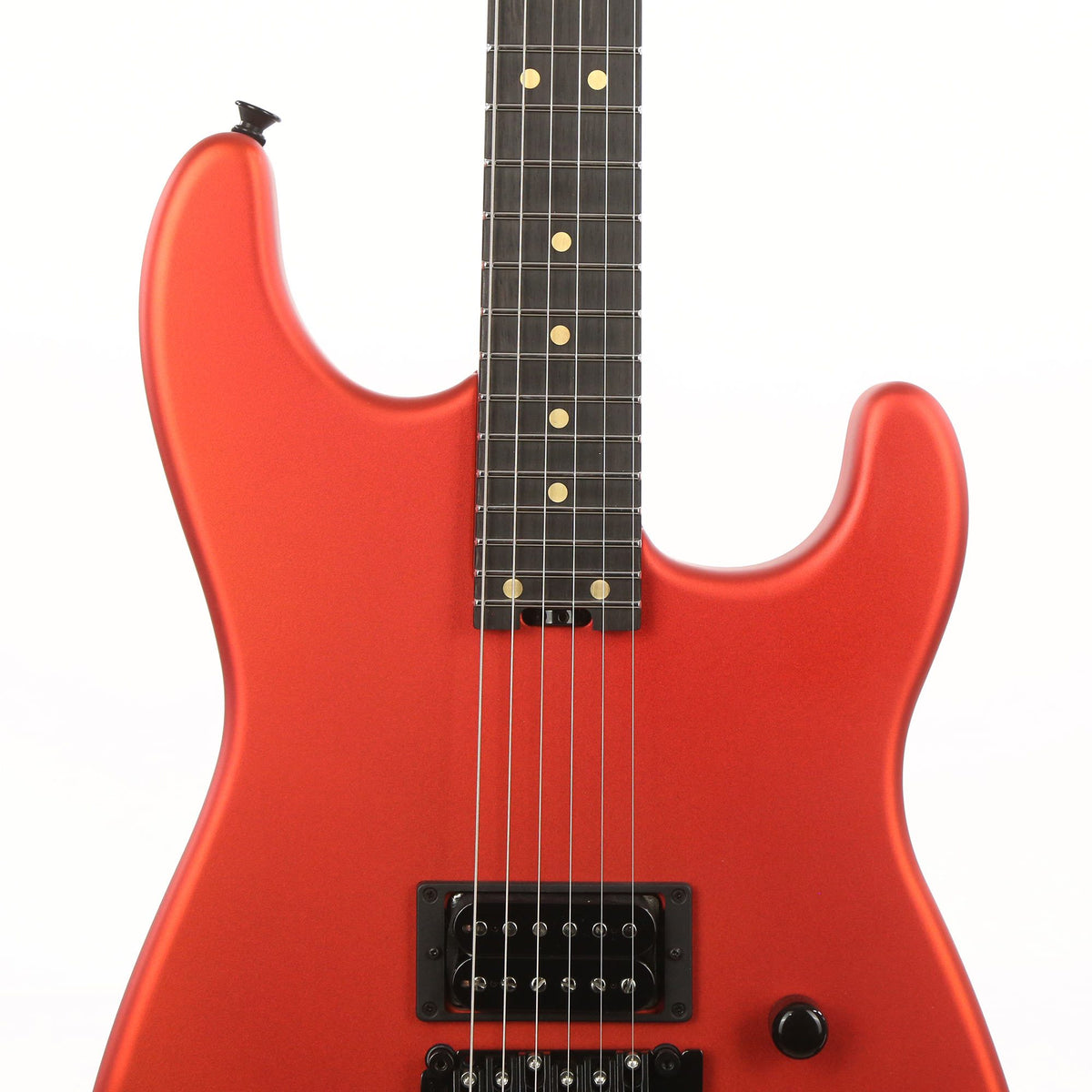 Charvel Custom Shop FU-Tone Loaded San Dimas Satin Frost Tangerine Music Zoo Exclusive — 6