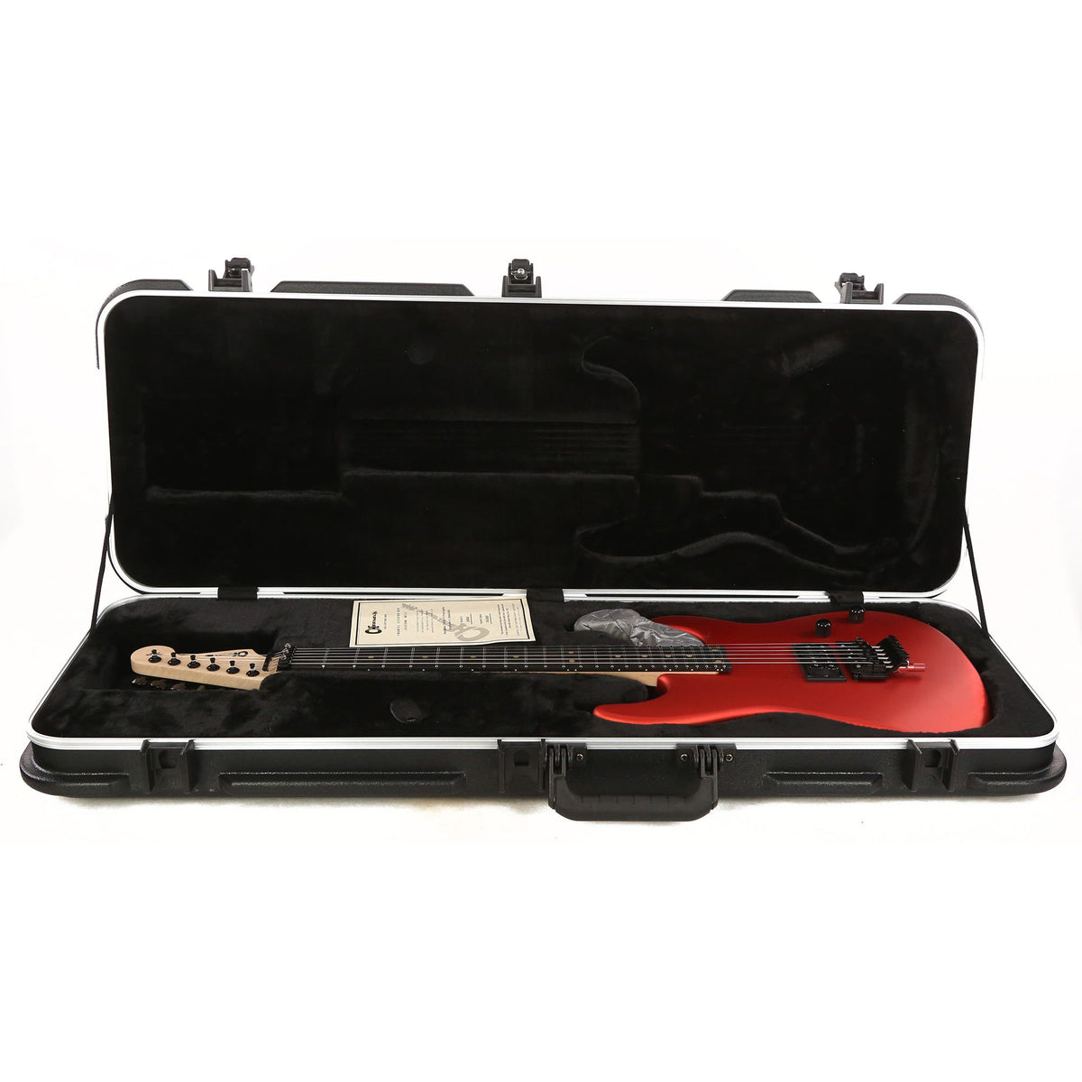 Charvel Custom Shop FU-Tone Loaded San Dimas Satin Frost Tangerine Music Zoo Exclusive — 7