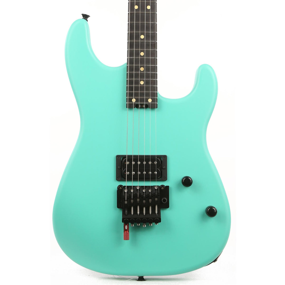 Charvel Custom Shop FU-Tone Loaded San Dimas Satin Frost Seafoam Green Music Zoo Exclusive — 1