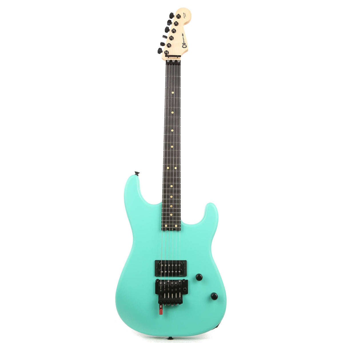 Charvel Custom Shop FU-Tone Loaded San Dimas Satin Frost Seafoam Green Music Zoo Exclusive — 2
