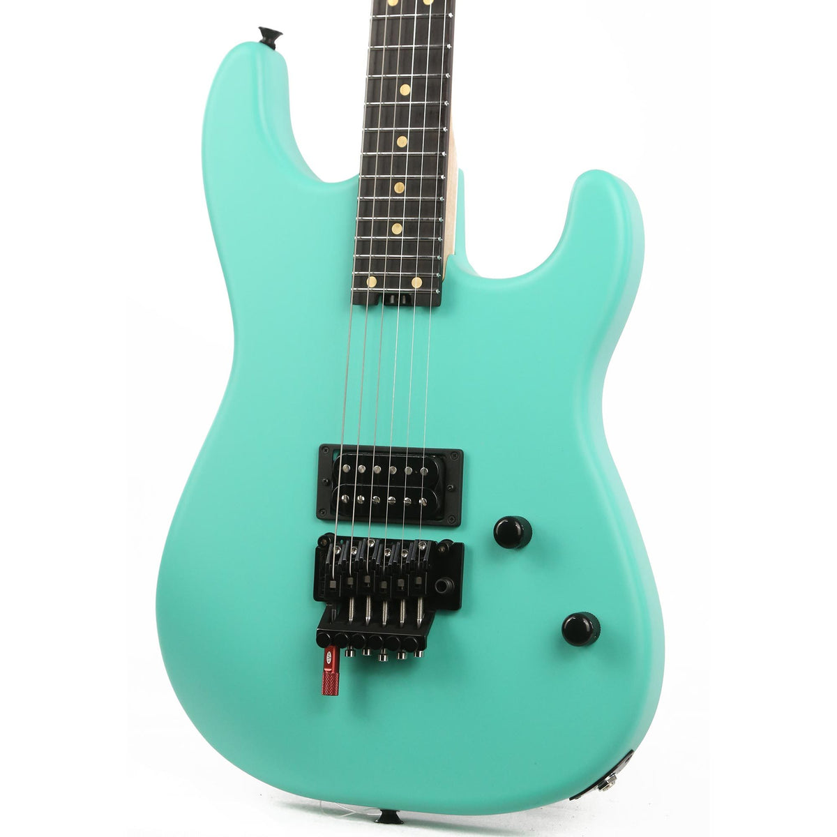 Charvel Custom Shop FU-Tone Loaded San Dimas Satin Frost Seafoam Green Music Zoo Exclusive — 6