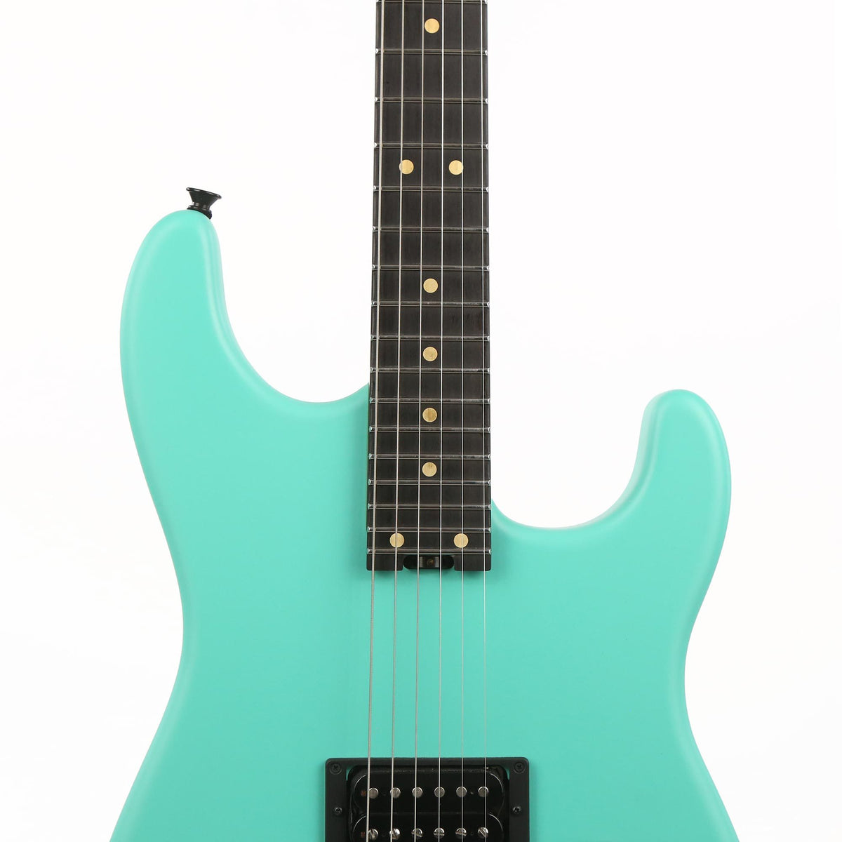 Charvel Custom Shop FU-Tone Loaded San Dimas Satin Frost Seafoam Green Music Zoo Exclusive — 7