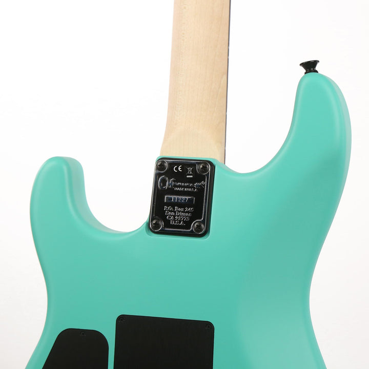 Charvel Custom Shop FU-Tone Loaded San Dimas Satin Frost Seafoam Green Music Zoo Exclusive