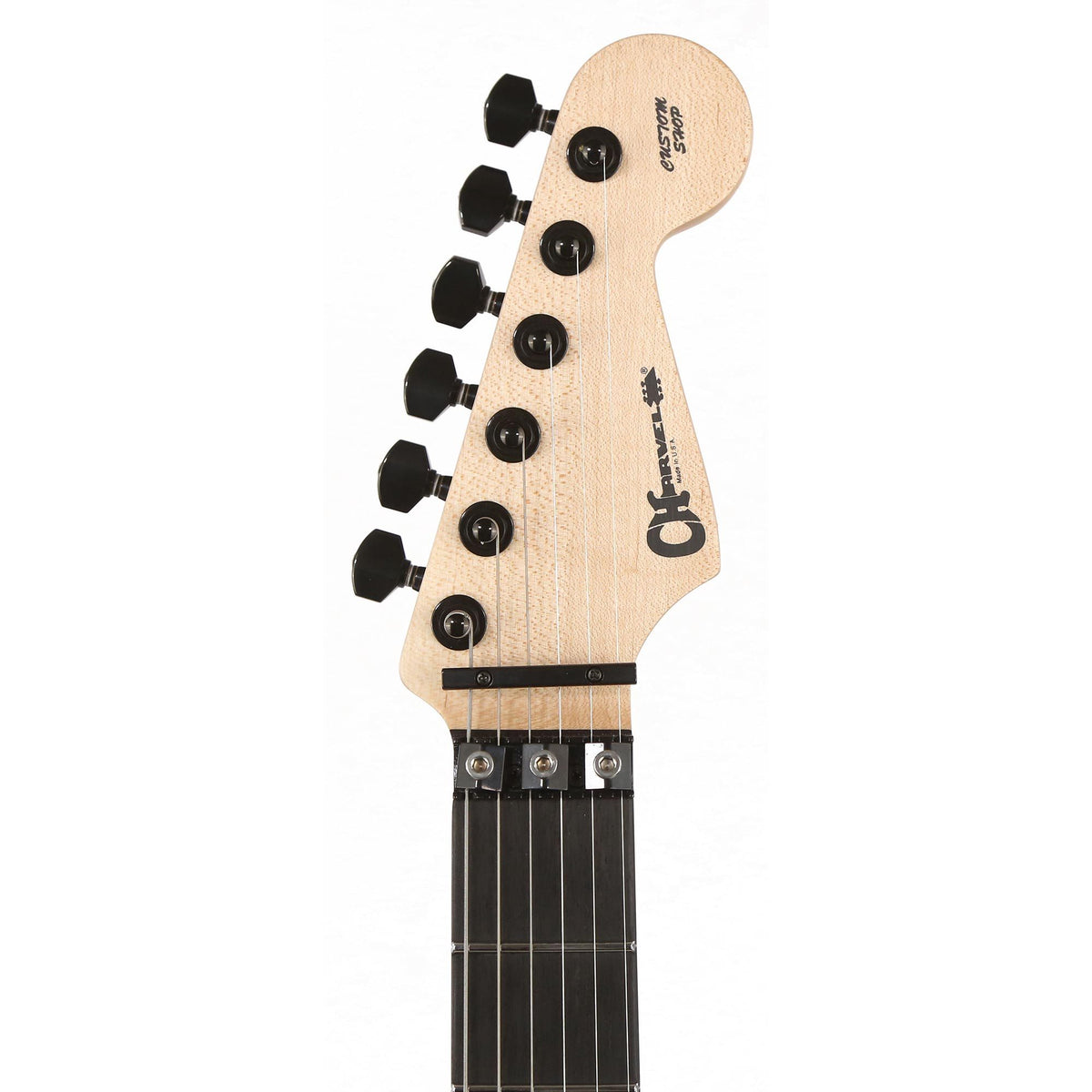 Charvel Custom Shop FU-Tone Loaded San Dimas Satin Frost Yellow Music Zoo Exclusive — 4