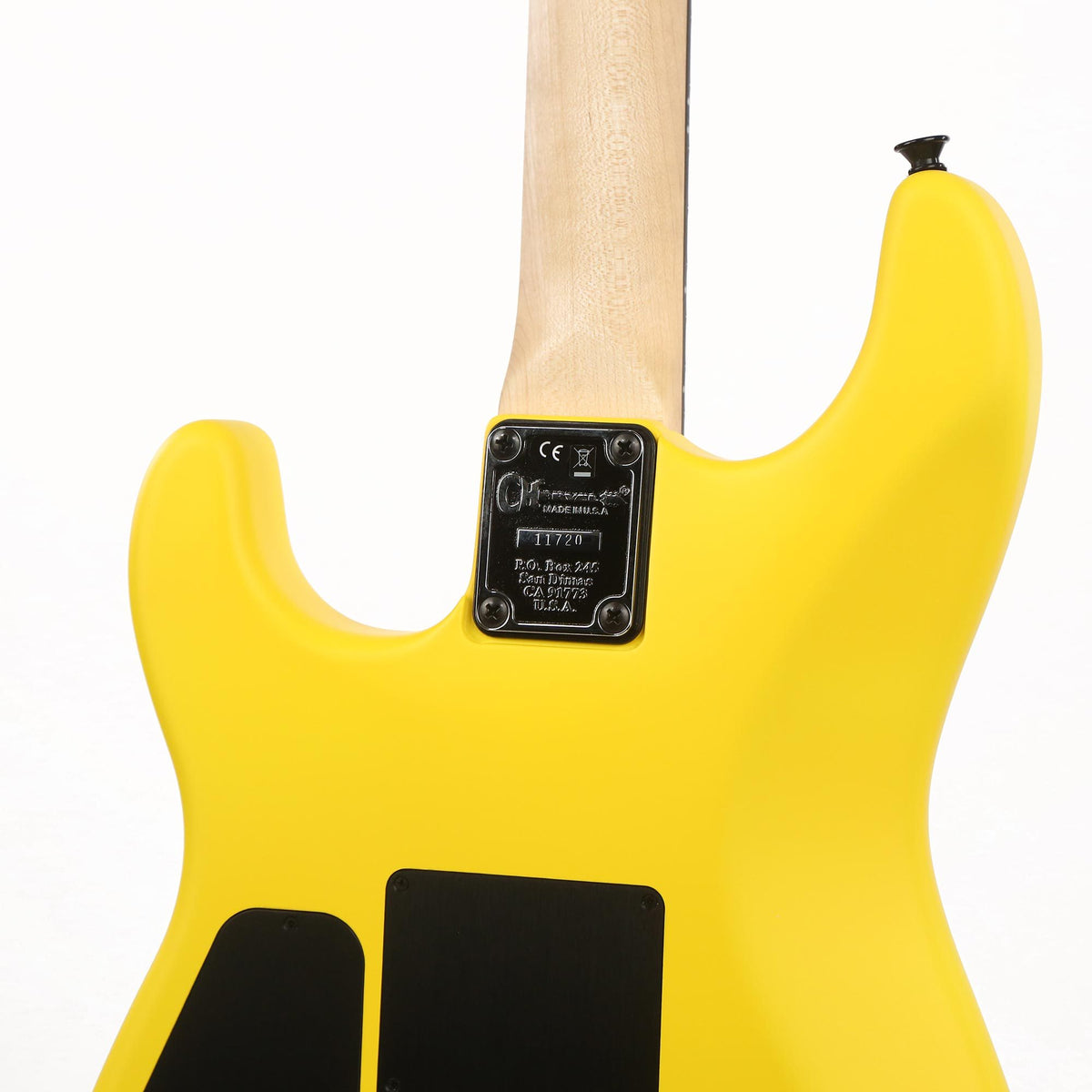 Charvel Custom Shop FU-Tone Loaded San Dimas Satin Frost Yellow Music Zoo Exclusive — 8