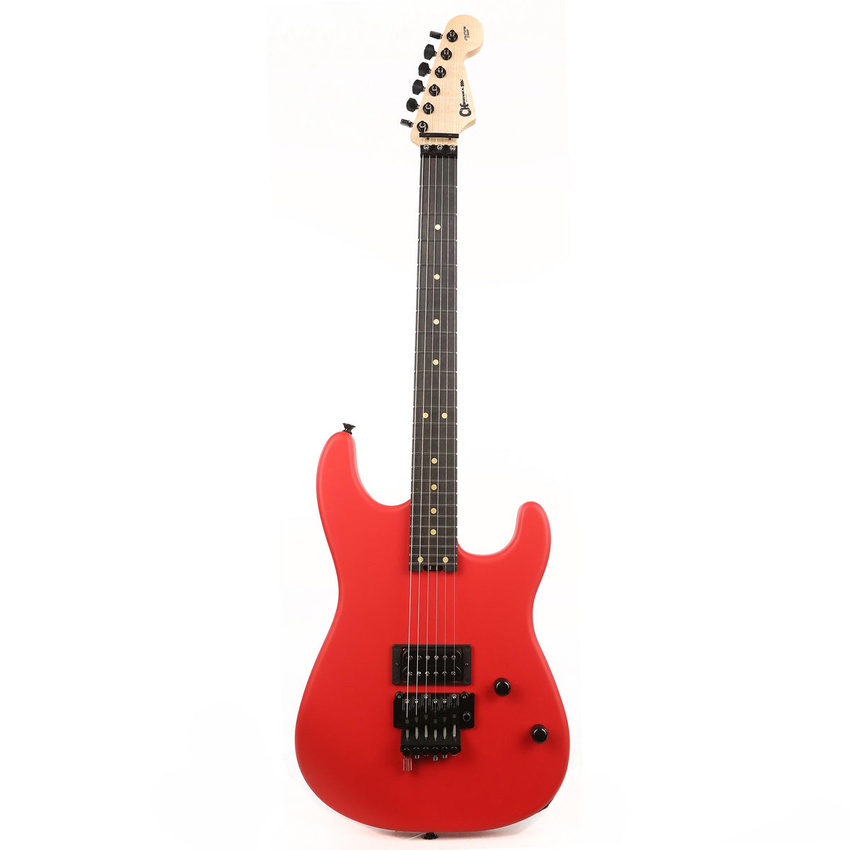 Charvel Custom Shop FU-Tone Loaded San Dimas Satin Frost Red Music Zoo Exclusive — 2