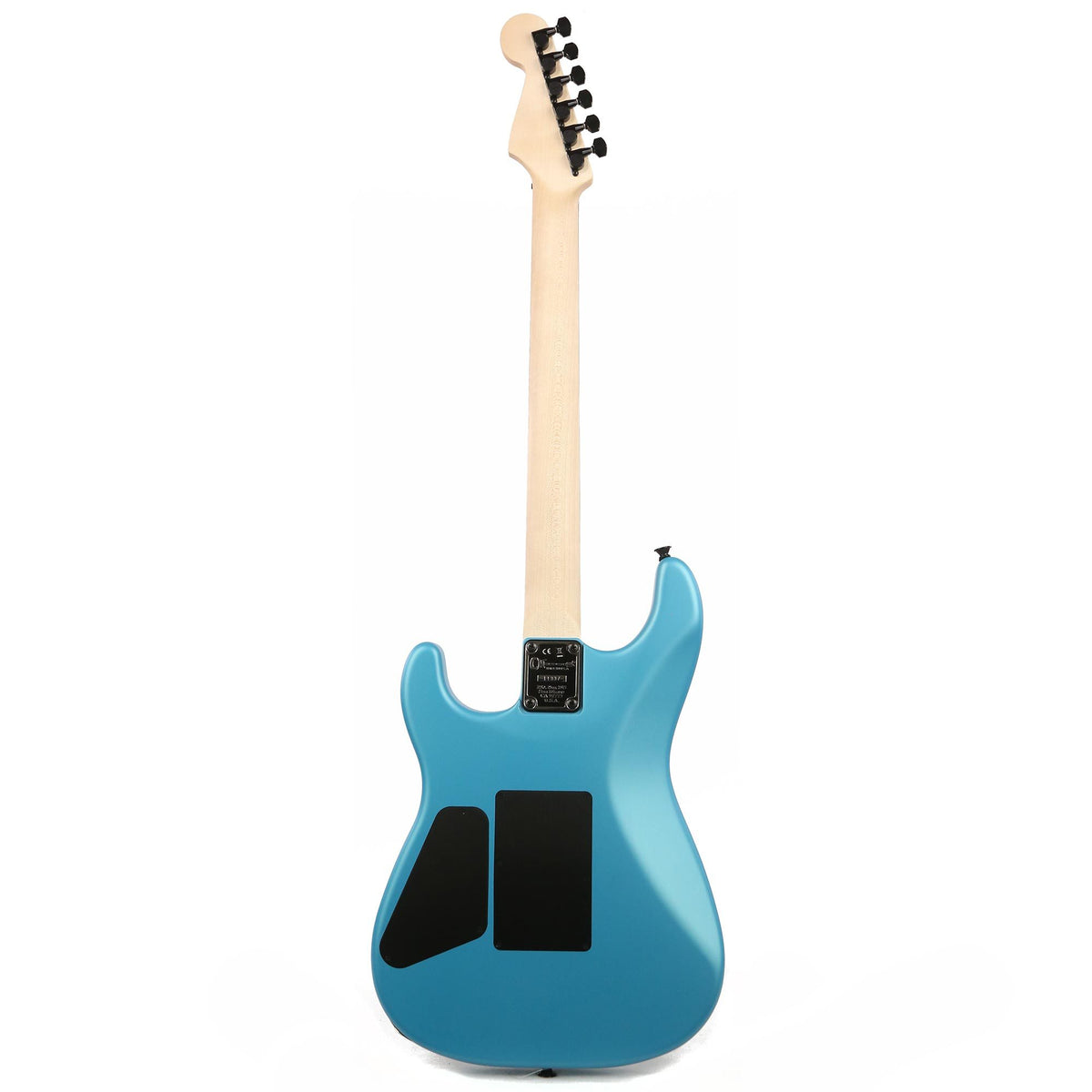 Charvel Custom Shop FU-Tone Loaded San Dimas Music Zoo Exclusive Satin Frost Blue — 3