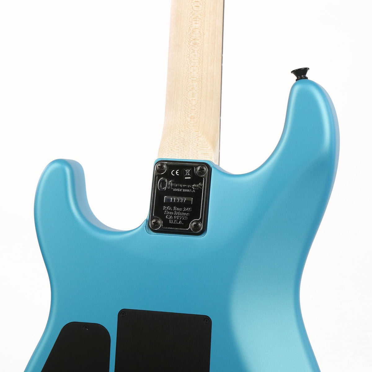 Charvel Custom Shop FU-Tone Loaded San Dimas Music Zoo Exclusive Satin Frost Blue — 8
