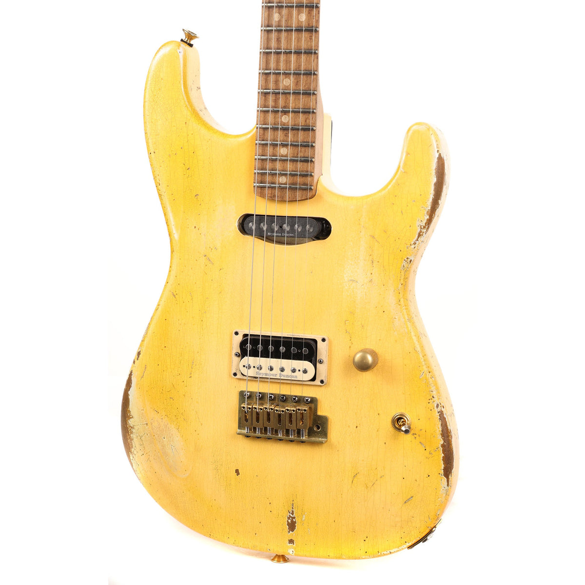 Charvel Custom Shop San Dimas HS Nitro Aged Roasted Alder Vanilla Shake — 7