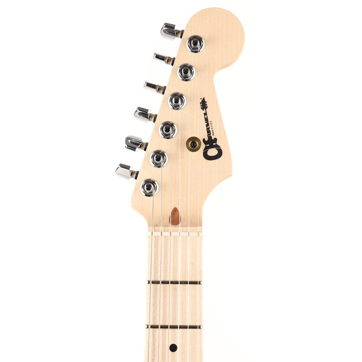 Charvel Custom Shop Flame Sassafras San Dimas Hardtail HH Natural Oil Masterbuilt Red Dave