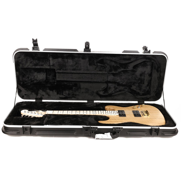 Charvel Custom Shop Flame Sassafras San Dimas Hardtail HH Natural Oil Masterbuilt Red Dave