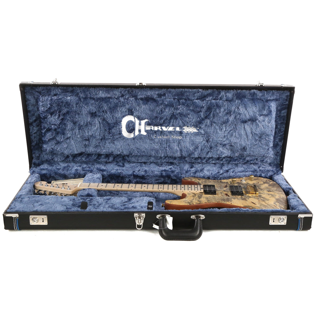 Charvel Custom Shop San Dimas HH Hardtail Buckeye Burl Top Oil Finish — 9