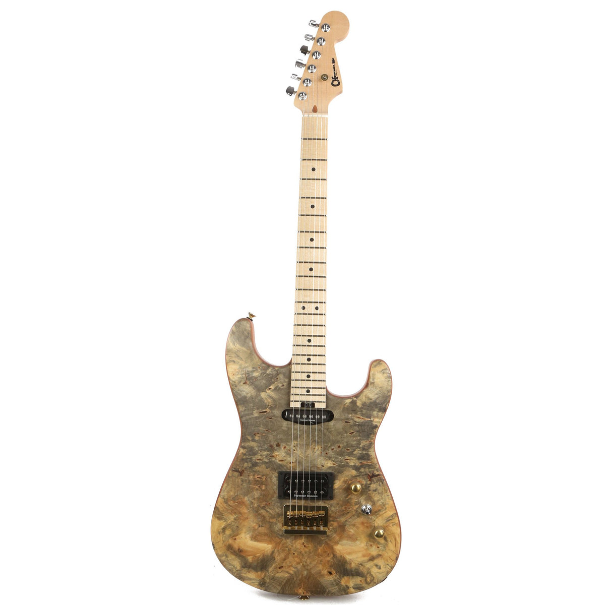Charvel Custom Shop San Dimas HS Hardtail Buckeye Burl Top Oil Finish — 2