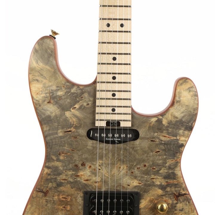 Charvel Custom Shop San Dimas HS Hardtail Buckeye Burl Top Oil Finish