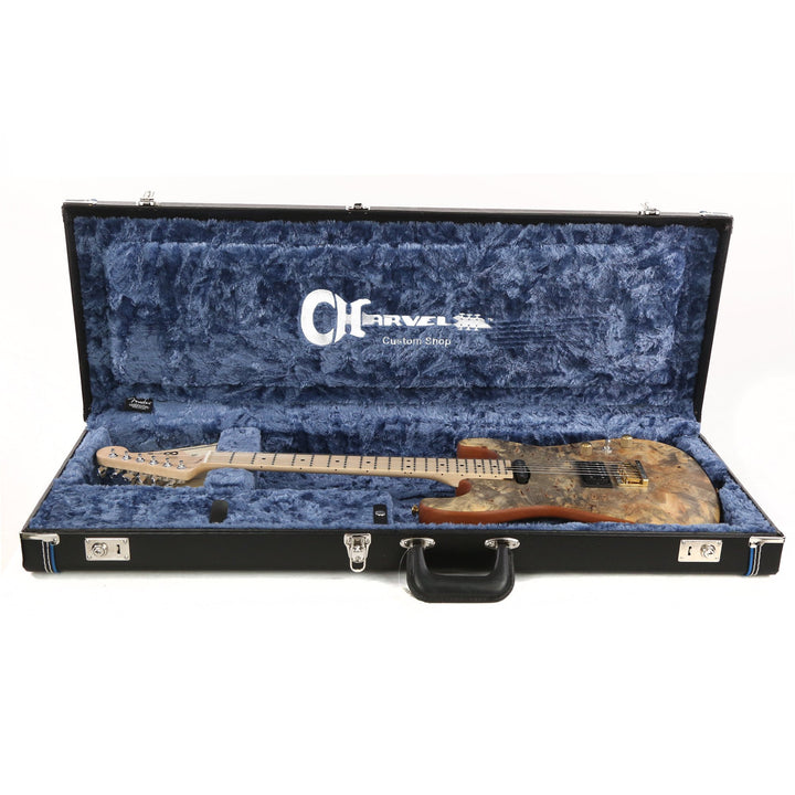 Charvel Custom Shop San Dimas HS Hardtail Buckeye Burl Top Oil Finish