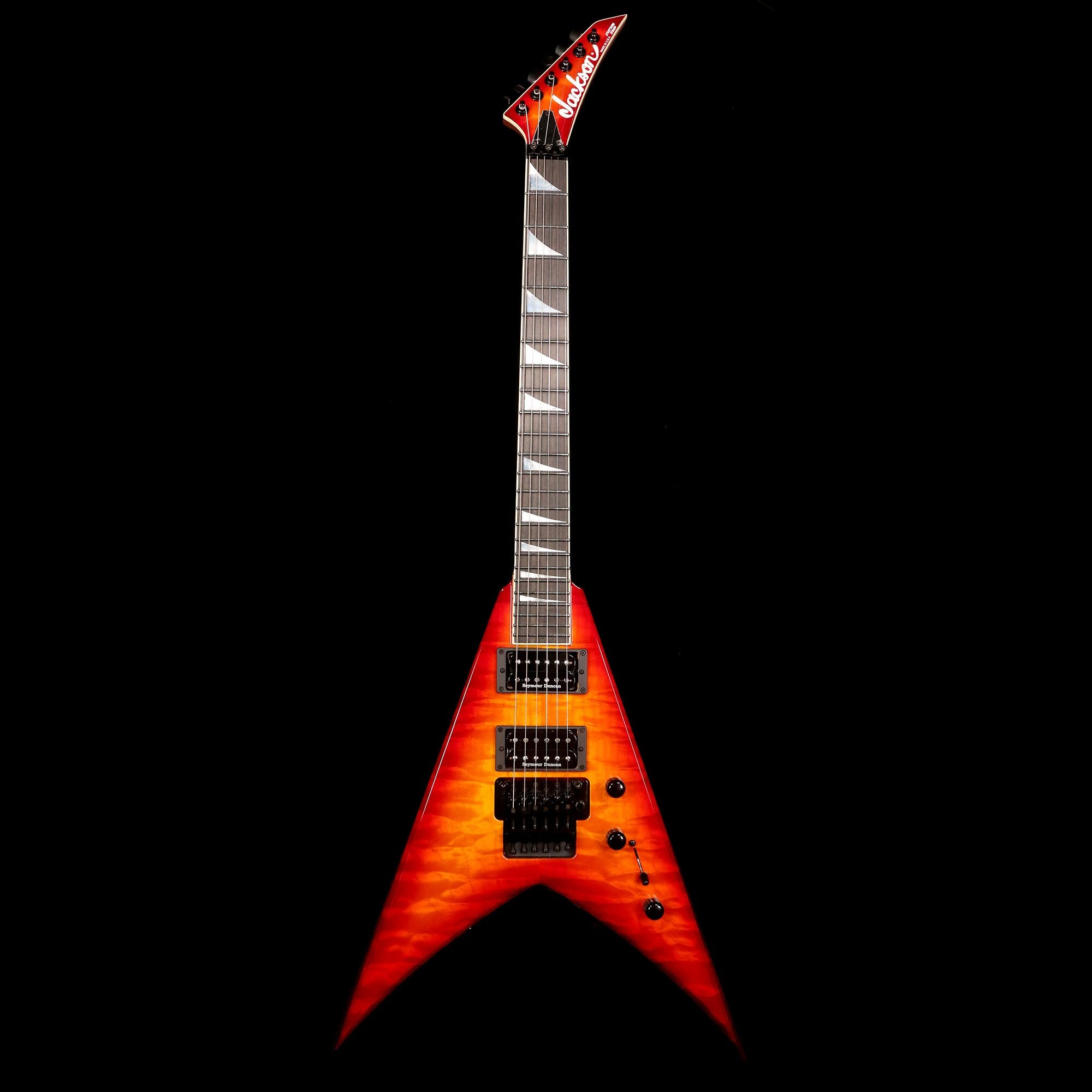 Jackson Custom Shop KV2 King V Roasted Mahogany Cherry Burst