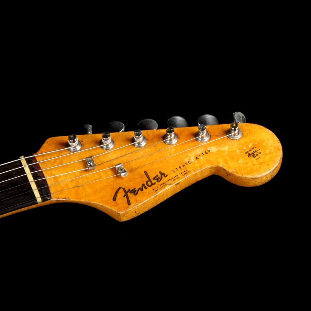 Fender Stratocaster Refinished Black 1962 — 4