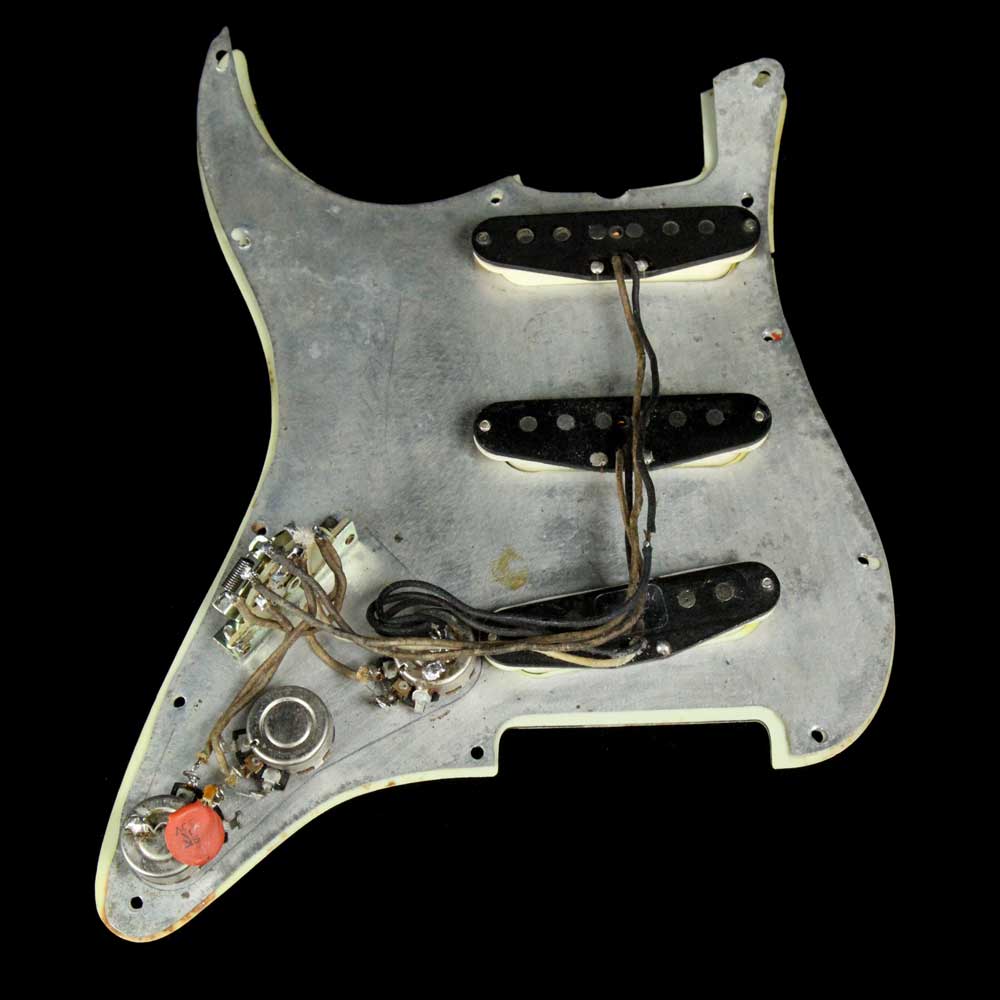 Fender Stratocaster Refinished Black 1962 — 8