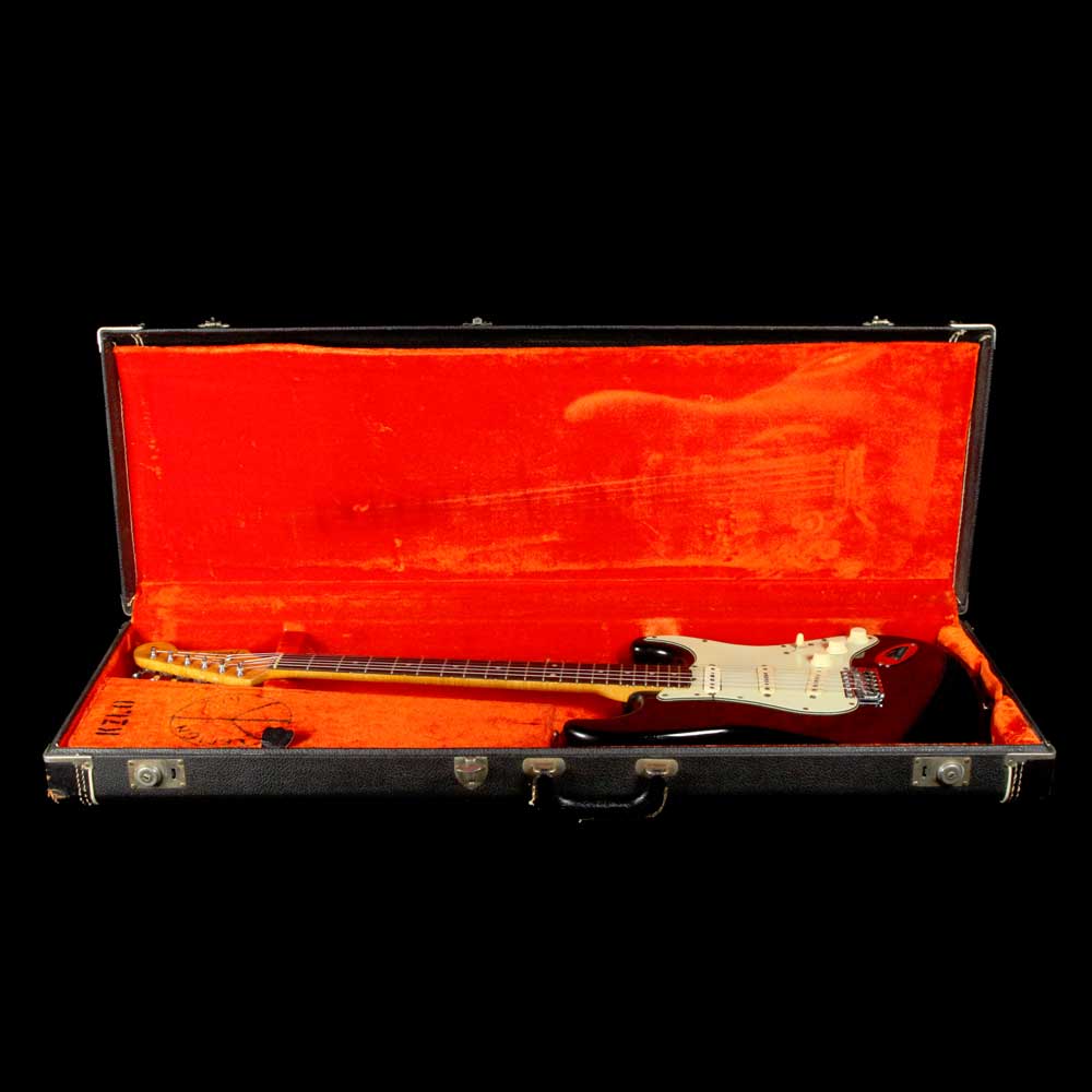 Fender Stratocaster Refinished Black 1962 — 9