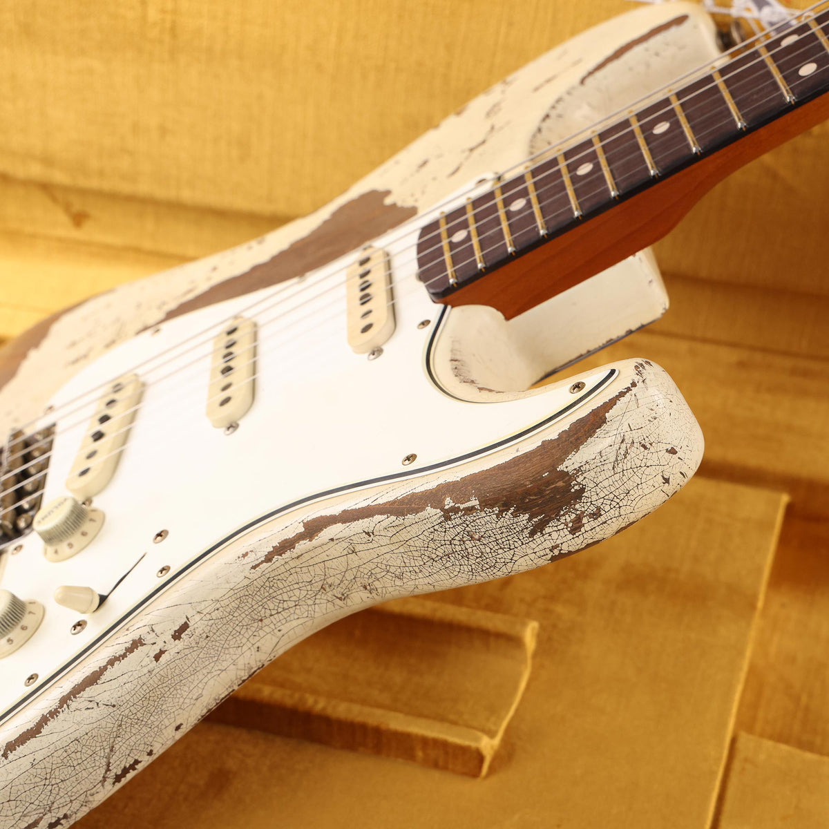 Fender Custom Shop 1962 Stratocaster Ultimate Relic Aged Olympic White Masterbuilt Greg Fessler — 9