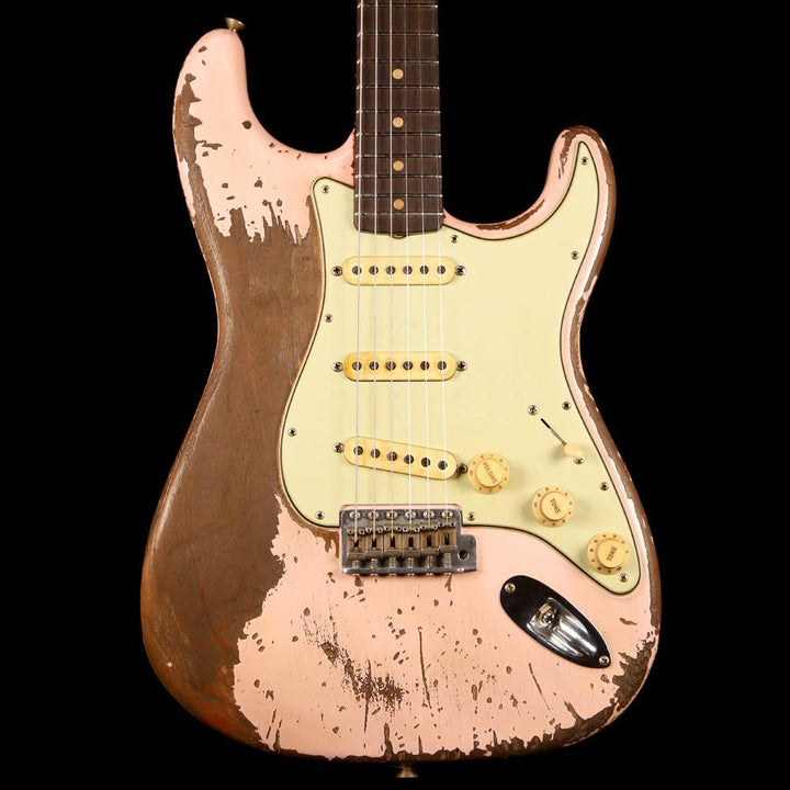 Fender Custom Shop Ultimate Relic '62 Stratocaster Music Zoo Exclusive Masterbuilt Jason Smith Shell Pink