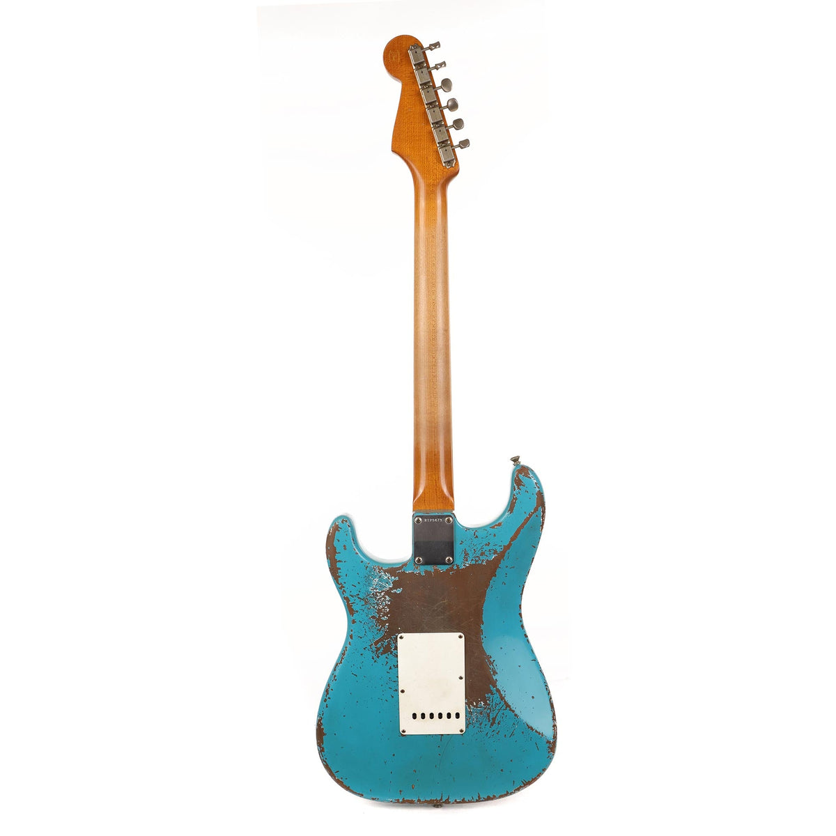 Fender Custom Shop '62 Stratocaster Masterbuilt Jason Smith Ultimate Relic Taos Turquoise — 3