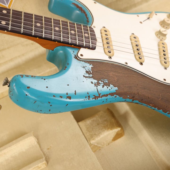 Fender Custom Shop '62 Stratocaster Masterbuilt Jason Smith Ultimate Relic Taos Turquoise