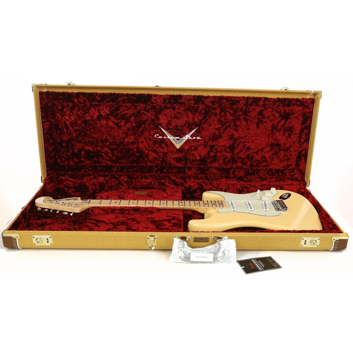 Fender Custom Shop Yngwie Malmsteen Stratocaster Masterbuilt John Cruz NOS Vintage White — 8