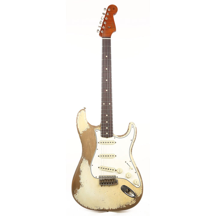 Fender Custom Shop 1960 Stratocaster Masterbuilt Dale Wilson Ultimate Relic Olympic White