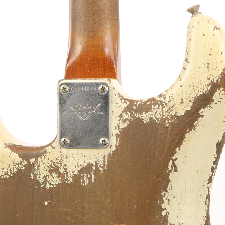 Fender Custom Shop 1960 Stratocaster Masterbuilt Dale Wilson Ultimate Relic Olympic White