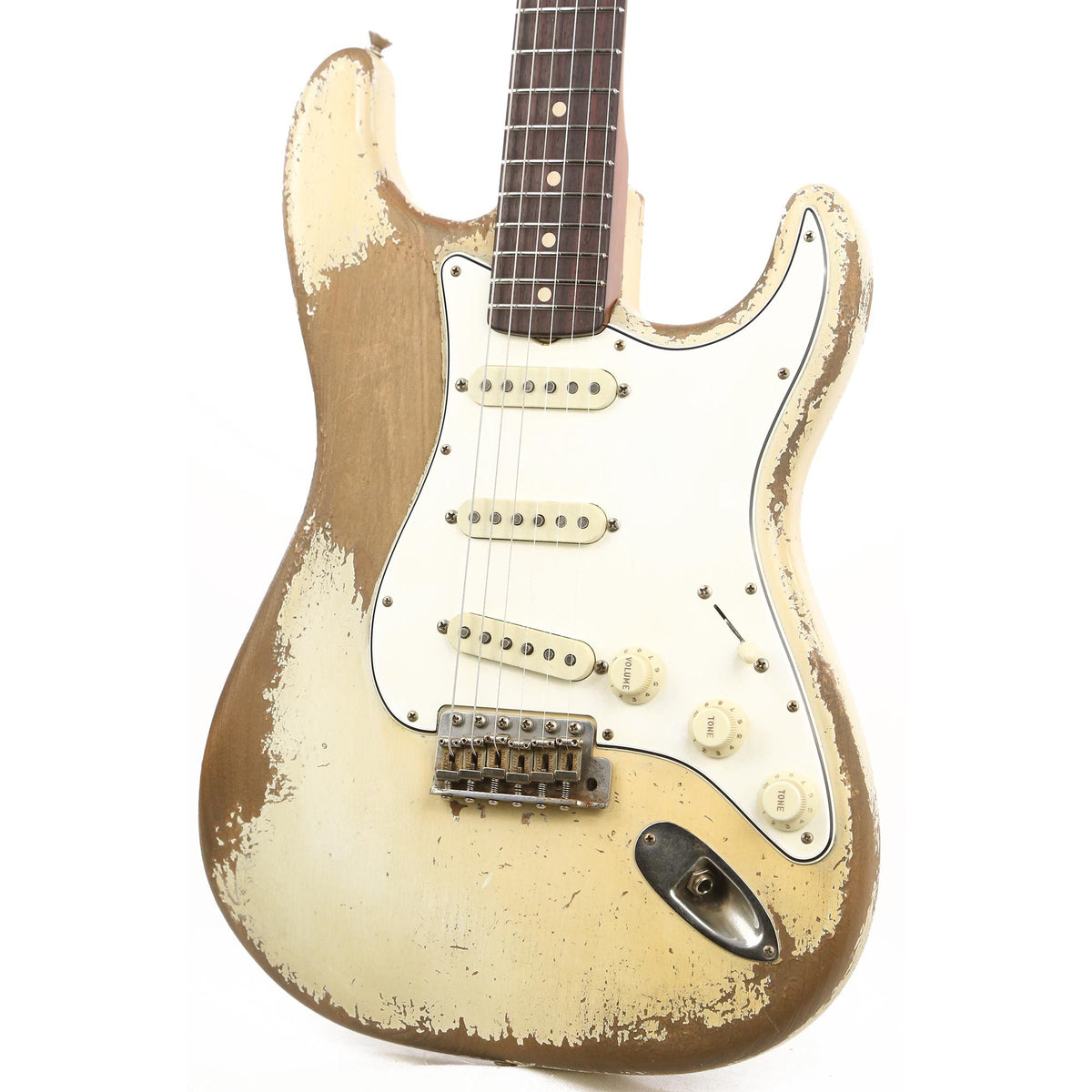 Fender Custom Shop 1960 Stratocaster Masterbuilt Dale Wilson Ultimate Relic Olympic White — 8