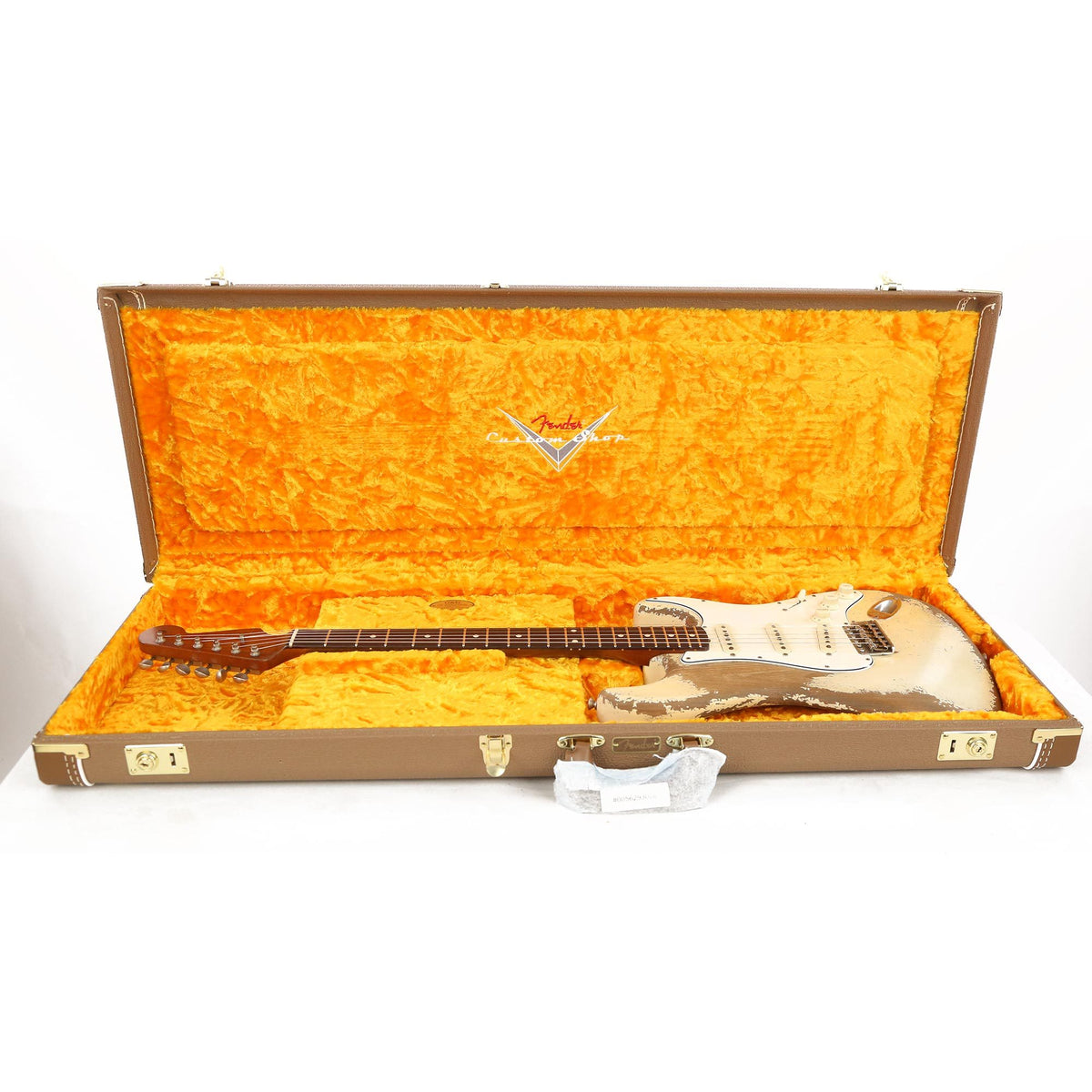 Fender Custom Shop 1960 Stratocaster Masterbuilt Dale Wilson Ultimate Relic Olympic White — 9