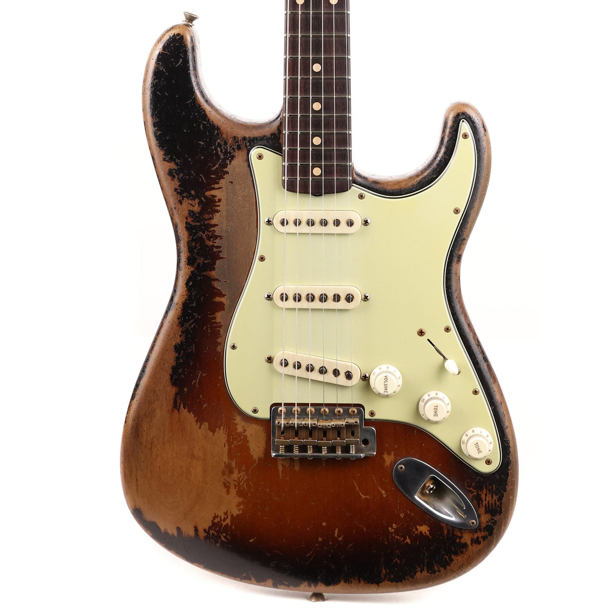 Fender Custom Shop '60 Stratocaster Masterbuilt Dale Wilson 3-Tone Sunburst Ultimate Relic — 1