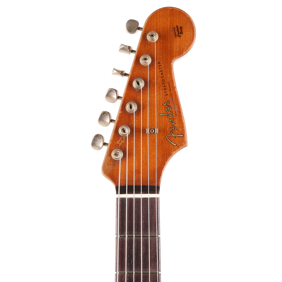 Fender Custom Shop '60 Stratocaster Masterbuilt Dale Wilson 3-Tone Sunburst Ultimate Relic — 4