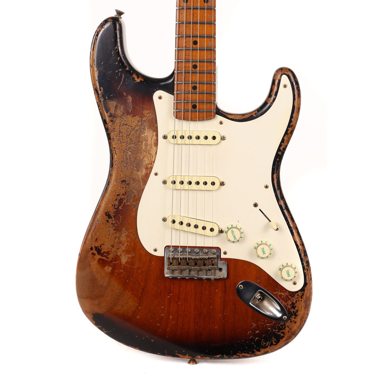 Fender Custom Shop '55 Stratocaster Kyle McMillin Masterbuilt Ultimate Relic 2-Tone Sunburst — 1