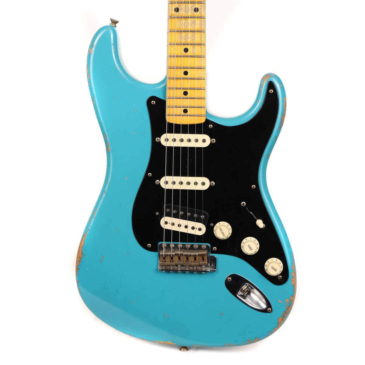 Fender Custom Shop '56 Stratocaster HSS Masterbuilt Todd Krause Aged Taos Turquoise — 1