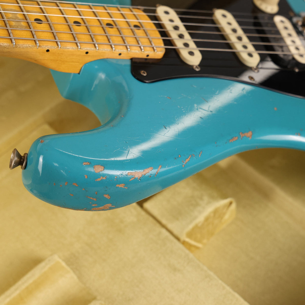 Fender Custom Shop '56 Stratocaster HSS Masterbuilt Todd Krause Aged Taos Turquoise — 7