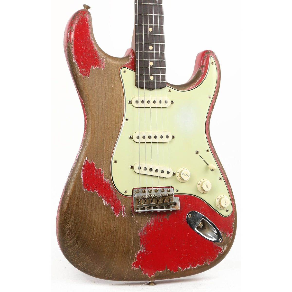 Fender Custom Shop '62 Stratocaster Ultimate Relic Masterbuilt Dale Wilson Torino Red — 6