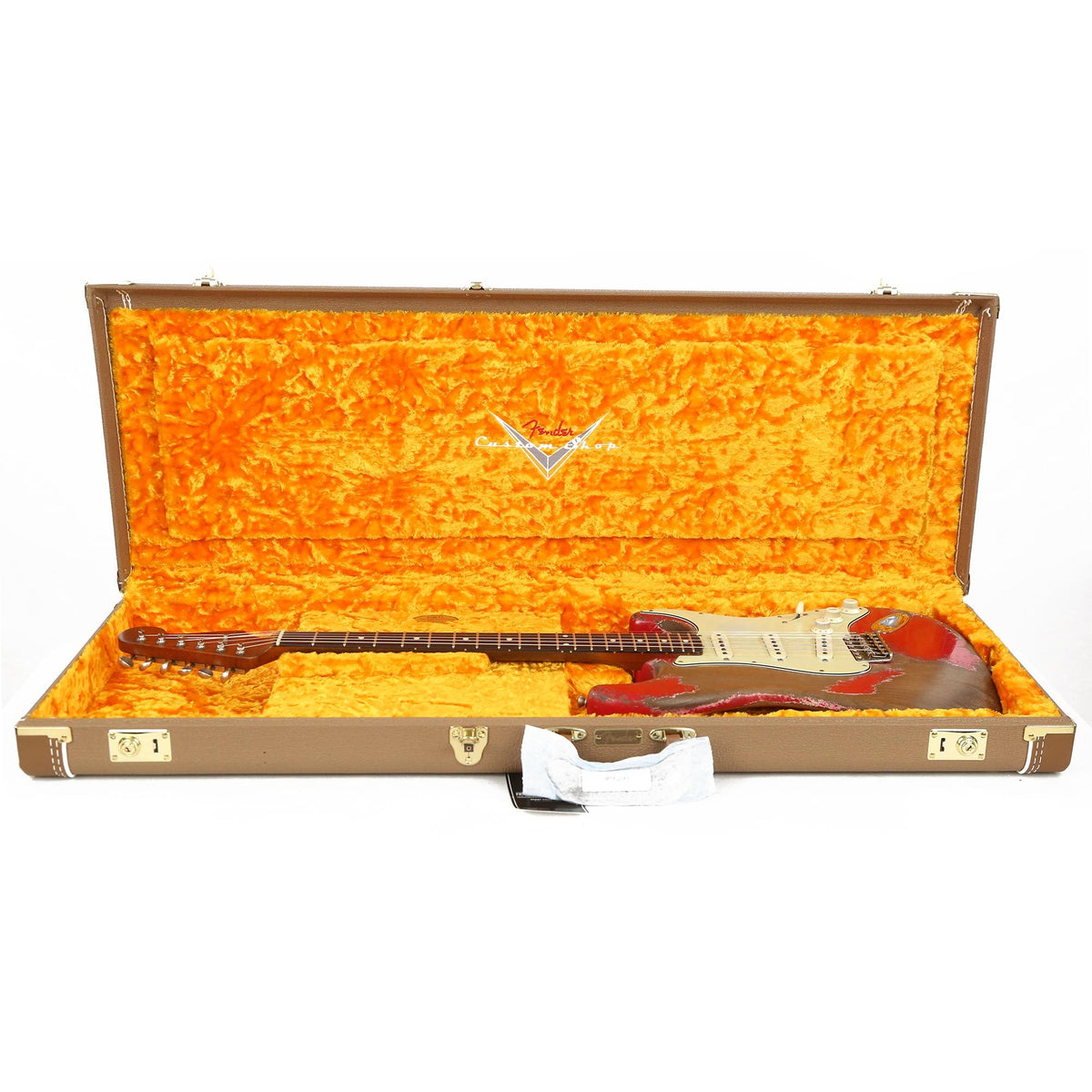 Fender Custom Shop '62 Stratocaster Ultimate Relic Masterbuilt Dale Wilson Torino Red — 9