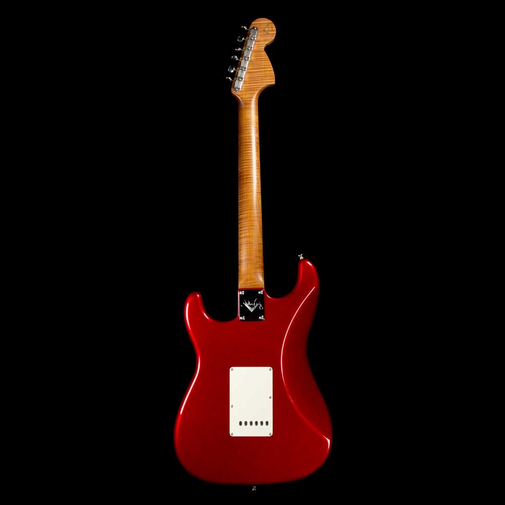 Fender Custom Shop Reverse Headstock Stratocaster Masterbuilt John Cruz Brandywine Metallic — 3