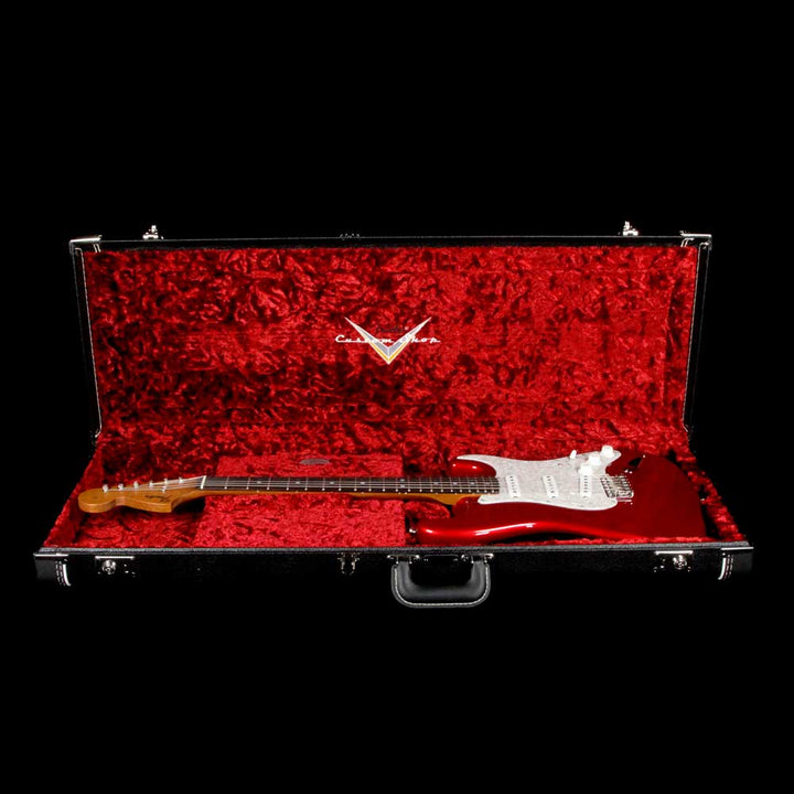 Fender Custom Shop Reverse Headstock Stratocaster Masterbuilt John Cruz Brandywine Metallic