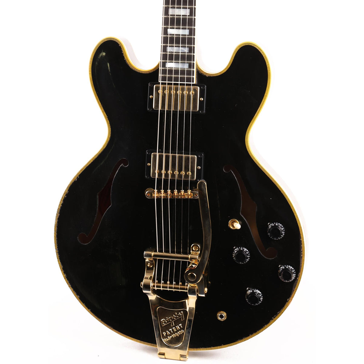 Gibson Custom Shop ES-355 Murphy Lab Aged Ebony Made 2 Measure — 6