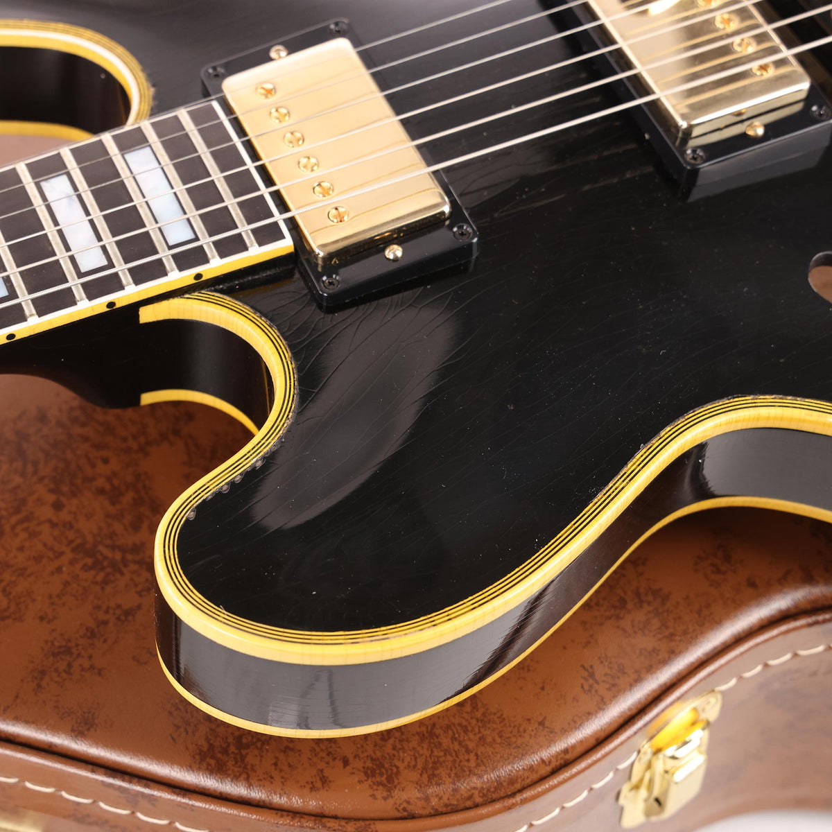 Gibson Custom Shop ES-355 Murphy Lab Aged Ebony Made 2 Measure — 8